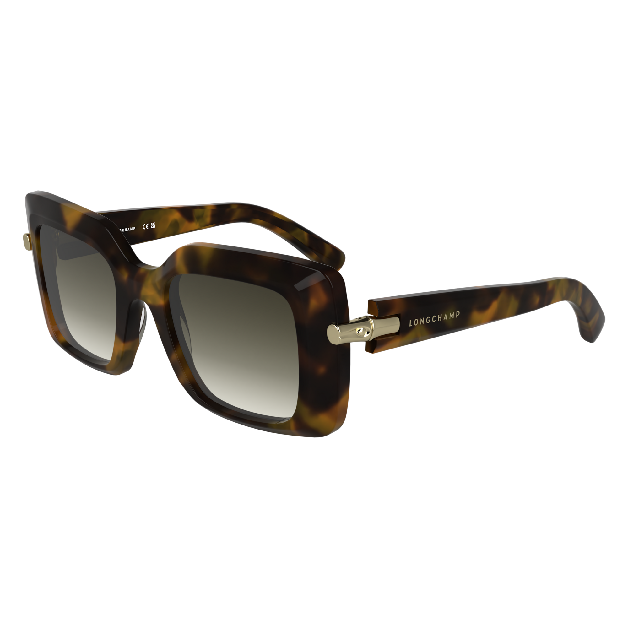 Sunglasses, Havana Brown/Green - View 2 of
2 - zoom in null Sunglasses, Havana Brown/Green