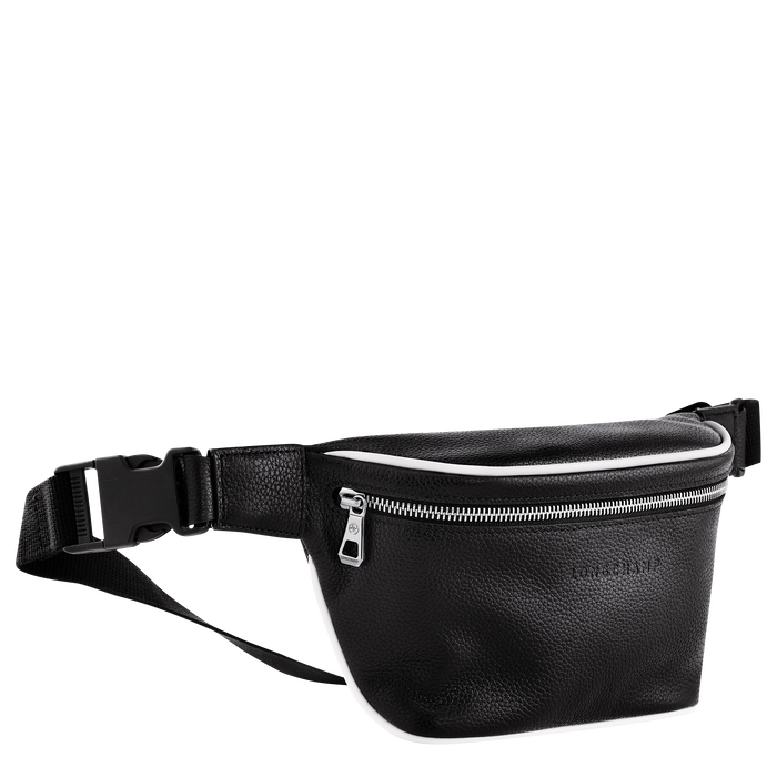 Le Foulonné Belt bag, Black/White