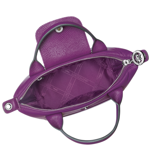 Le Pliage Xtra XS Handbag , Violet - Leather - View 5 of  6
