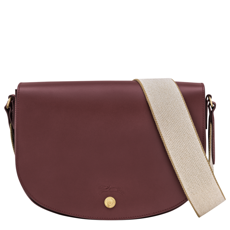 Épure M Crossbody bag , Burgundy - Leather  - View 1 of  5