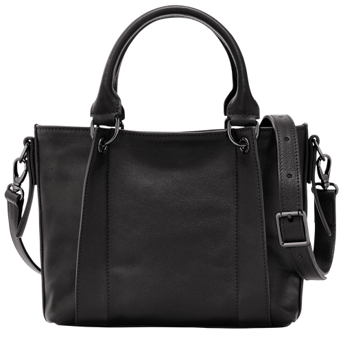 Longchamp 3D S 手提包 , 黑色 - 皮革 - 查看 4 5