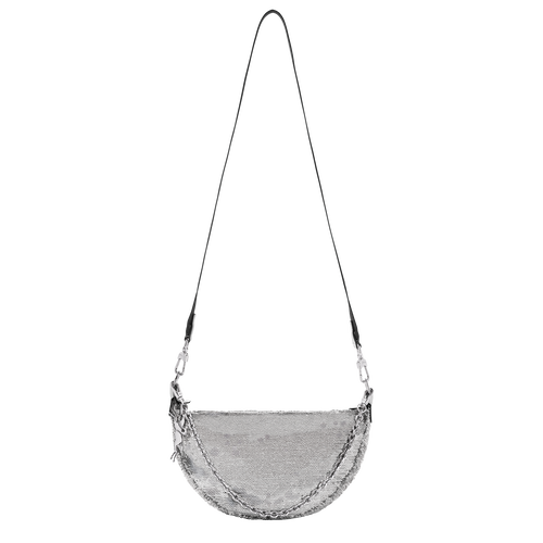 Smile S Crossbody bag , Silver - Canvas - View 5 of  7