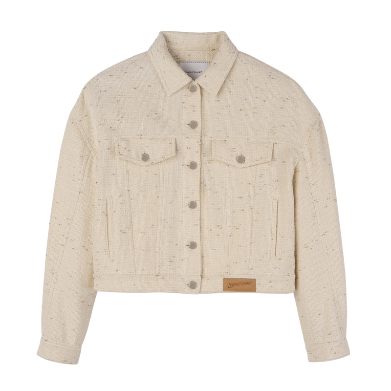 Jacket , Ivory - Tweed  - View 1 of  5