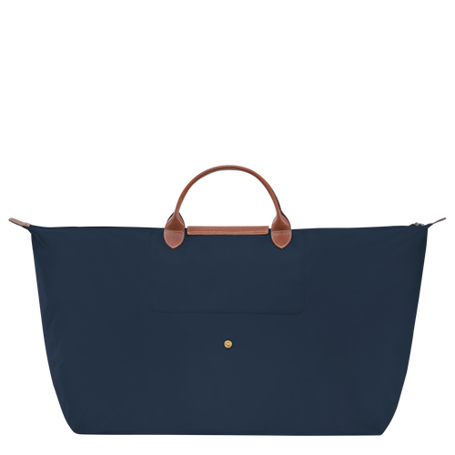 Le Pliage Original M Travel bag , Navy - Recycled canvas - View 4 of  7