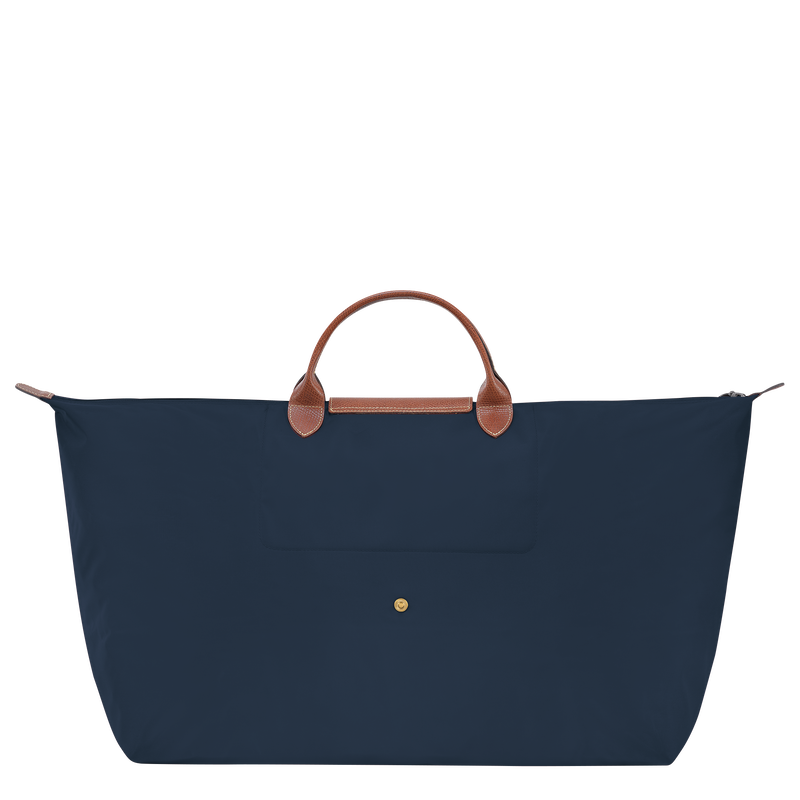 Le Pliage Original M Travel bag , Navy - Recycled canvas  - View 4 of  7