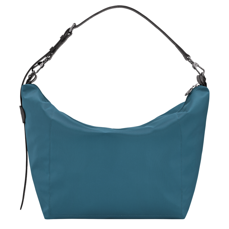 Le Slouchy M Hobo 袋 , 孔雀蓝色 - 帆布  - 查看 4 6