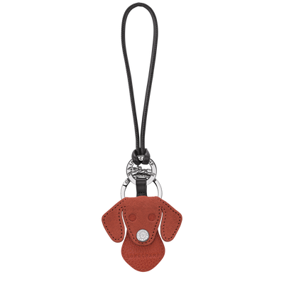 Key ring , Terracotta - Leather