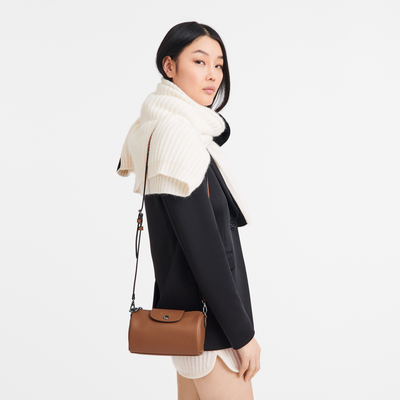 Le Pliage Xtra XS 斜挎包 , 干邑色 - 皮革