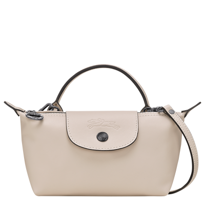 Le Pliage Xtra XS 手拿包 , 米白色 - 皮革