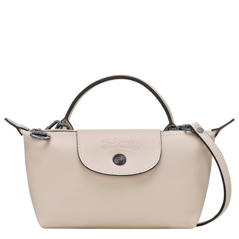 Le Pliage Xtra XS 手拿包 , 米白色 - 皮革  - 查看 1 6