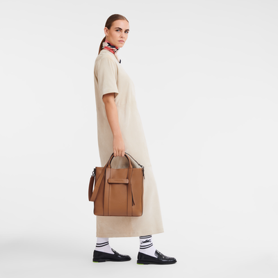 Longchamp 3D L 托特包 , 裸色 - 皮革