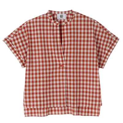 Blouse , Bark - Vichy jacquard