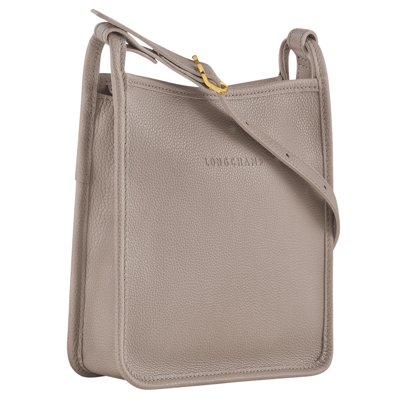 Le Foulonné S Crossbody bag , Turtledove - Leather  - View 3 of  6