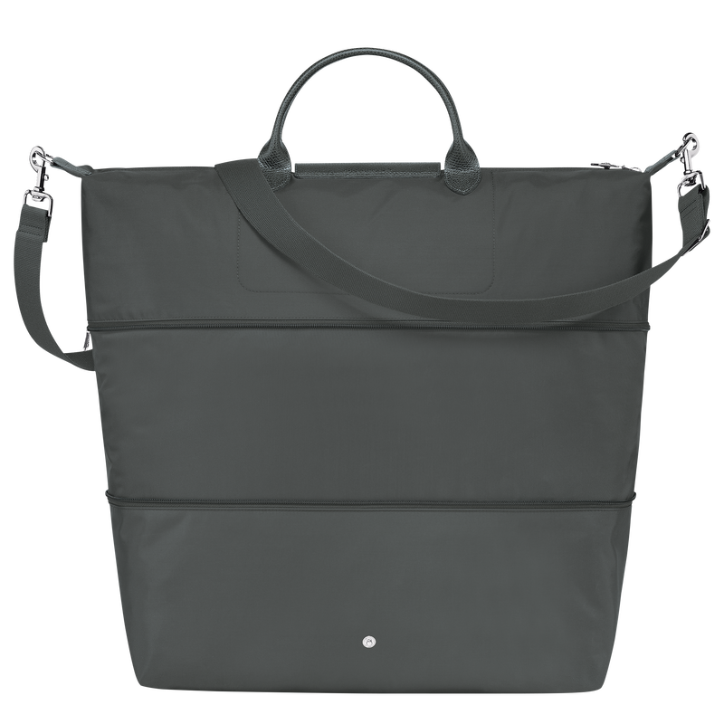Le Pliage Green Travel bag expandable , Graphite - Recycled canvas  - View 4 of  7