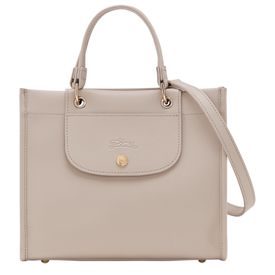 Cabas Longchamp S Handbag , Clay - Leather