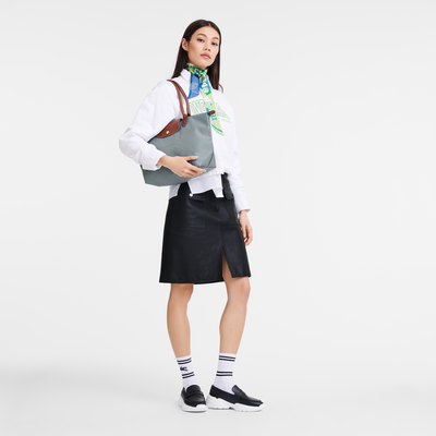 Le Pliage Original M 托特包 , 浅灰色 - 再生帆布
