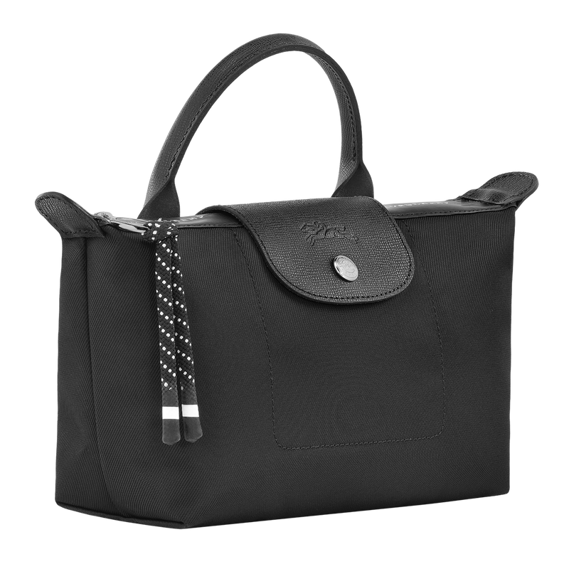 Le Pliage Energy Pouch , Black - Recycled canvas  - View 2 of  5