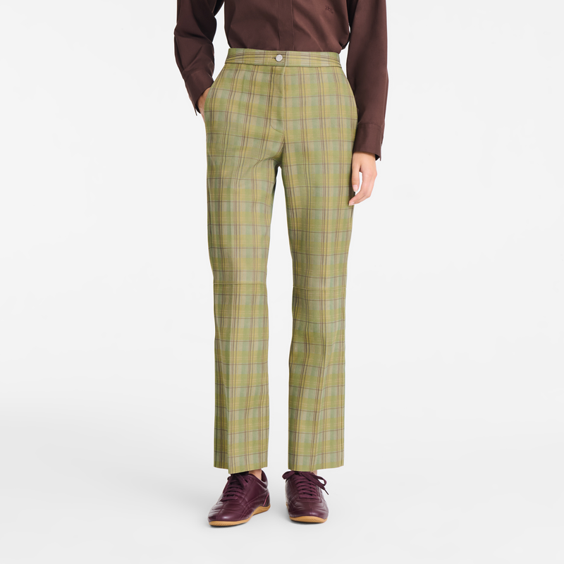 长裤 , 青苔翠 - 皮革  - 查看 4 5