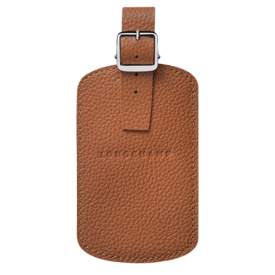 Le Foulonné Luggage tag , Caramel - Leather