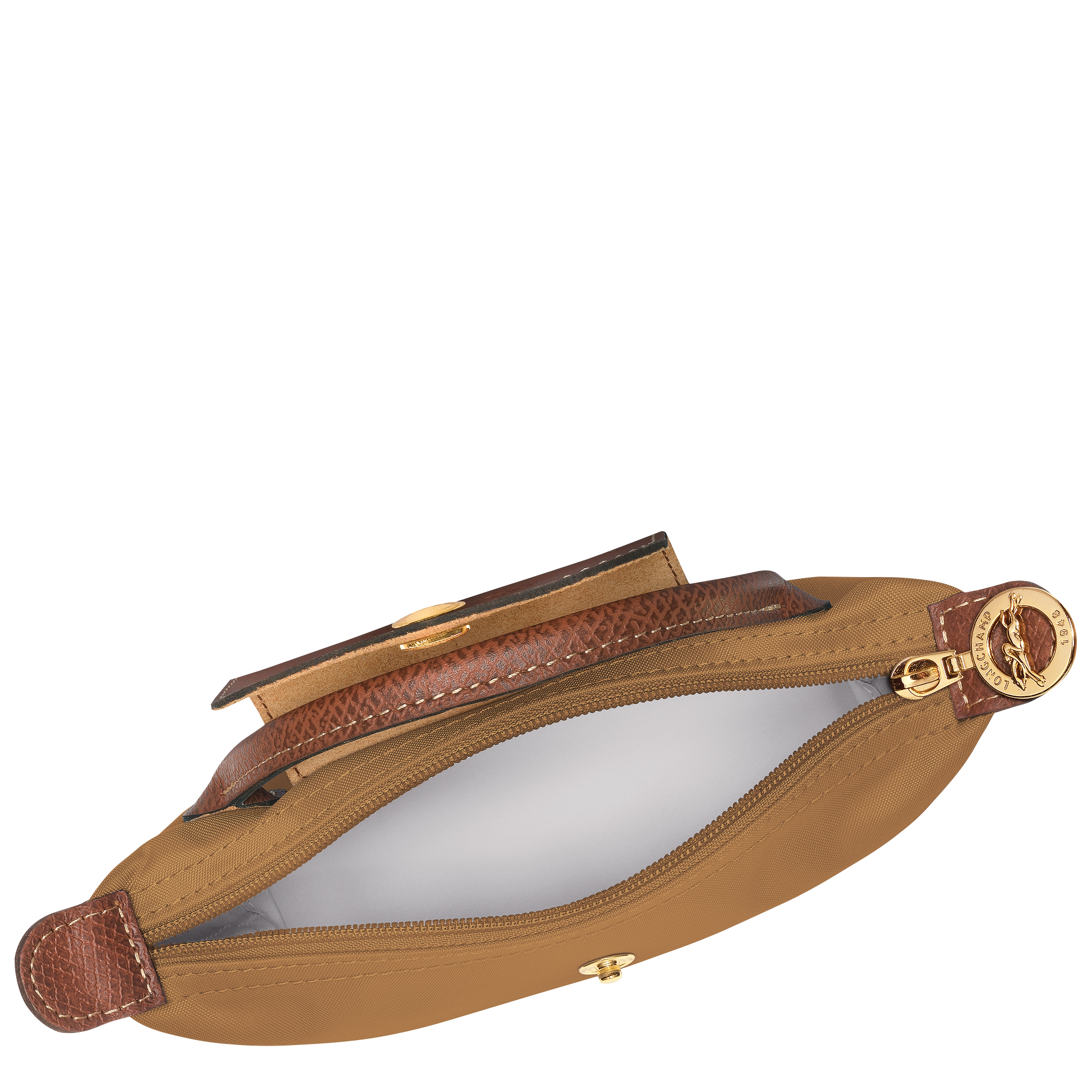 Pouch with handle, Fawn - View 5 of
6 - zoom in Le Pliage Original Pouch with handle, Fawn