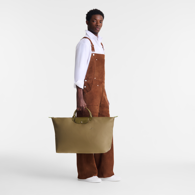 Le Pliage Green XL Travel bag , Artichoke - Recycled canvas