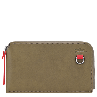 Longchamp Pocket 手拿包 , Olive - 皮革