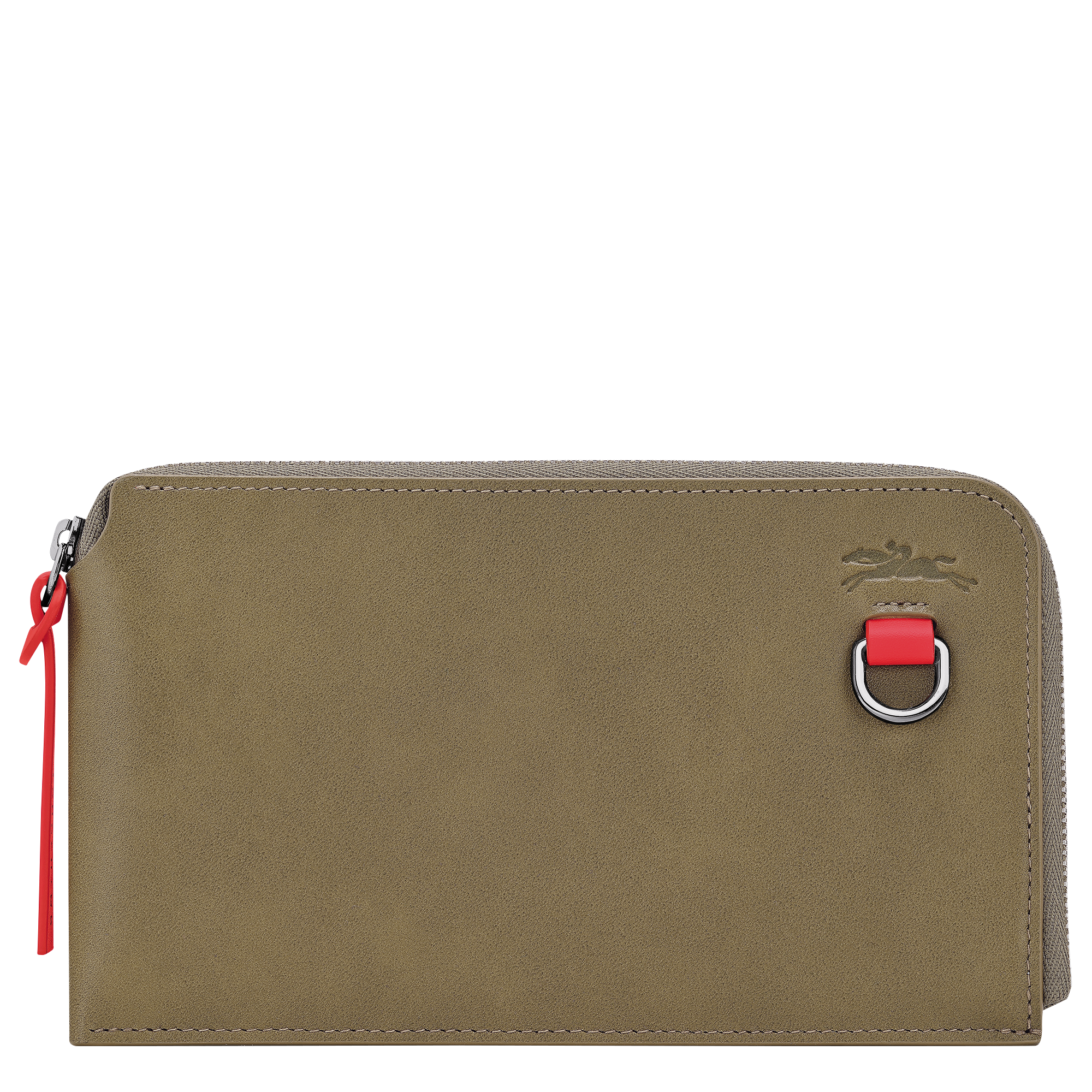 Pouch, Olive - View 1 of
2 - zoom in Longchamp Pocket Pouch, Olive
