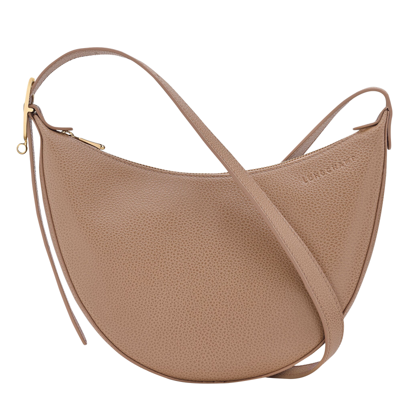 Le Foulonn&eacute; S Crossbody bag , Biscuit - Leather  - View 1 of  5