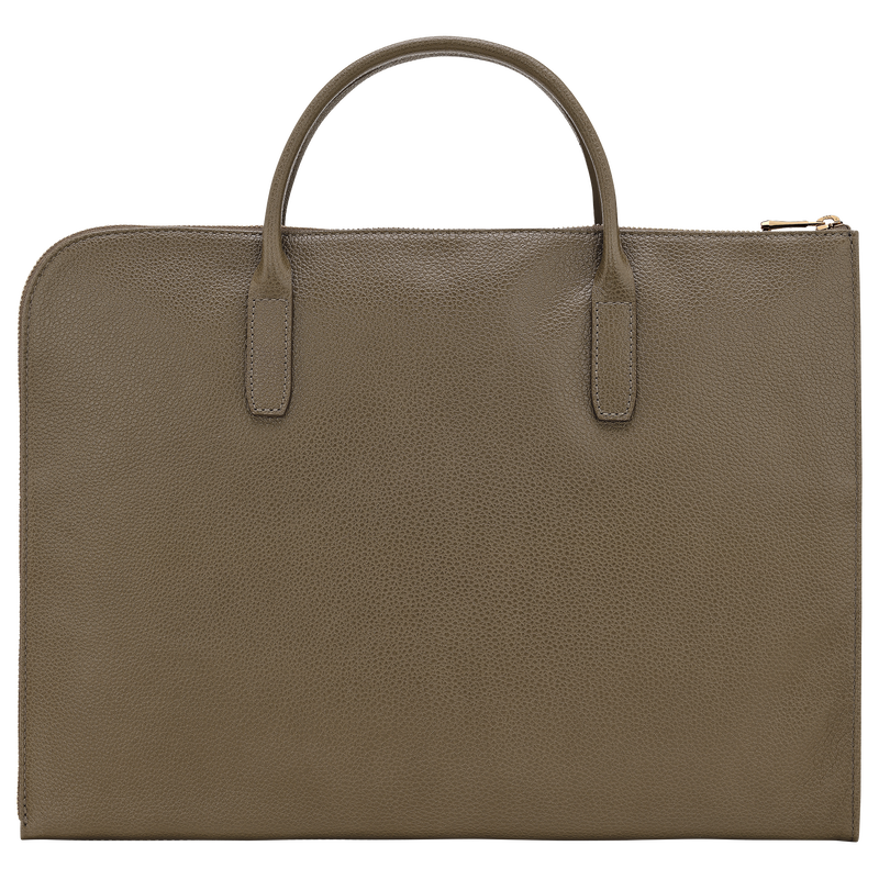 Le Foulonné S Briefcase , Caper - Leather  - View 4 of  4