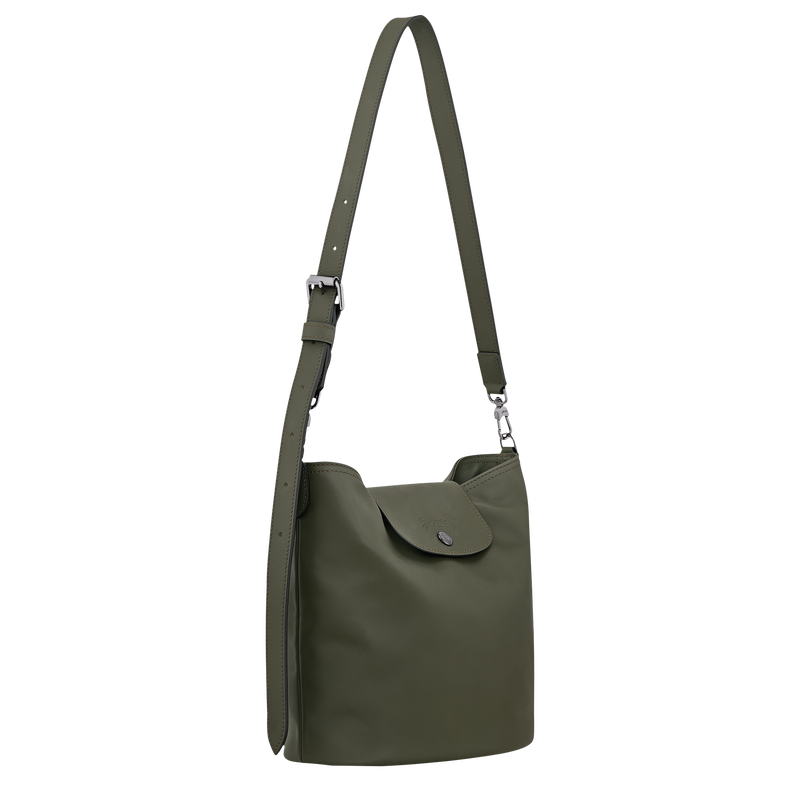 Le Pliage Xtra M 单肩包 , 冷杉色 - 皮革  - 查看 3 6