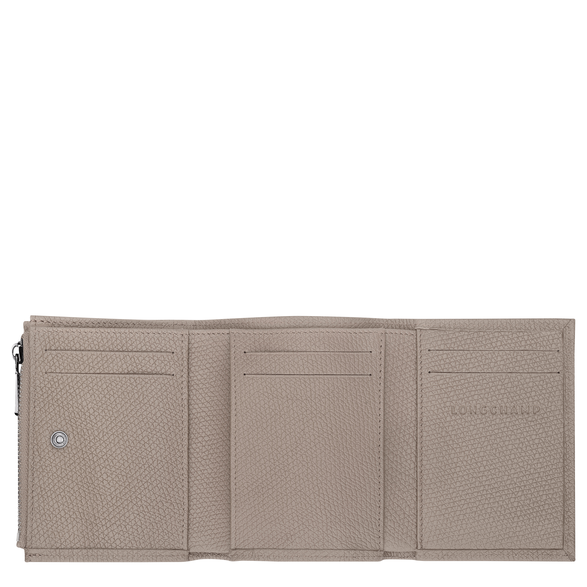 Le Roseau Compact wallet, Clay