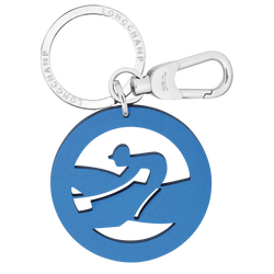 Box-Trot Key rings , Cobalt - Leather