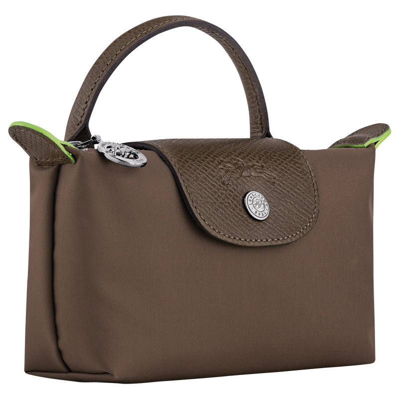 Le Pliage Green 化妆包 , 泥土色 - 再生帆布  - 查看 3 6