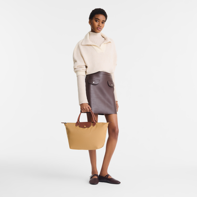 Le Pliage Original M 手提包 , Fawn - 再生帆布