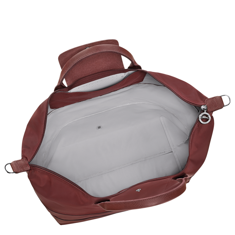 Le Pliage One S Travel bag expandable , Burgundy - Canvas  - View 5 of  8