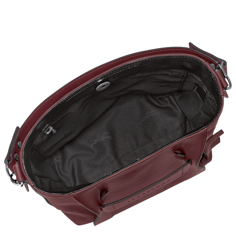 Longchamp 3D S 斜挎包 , 勃艮第色 - 皮革  - 查看 5 5