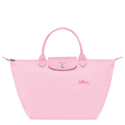 Le Pliage Green M Handbag , Pink - Recycled canvas