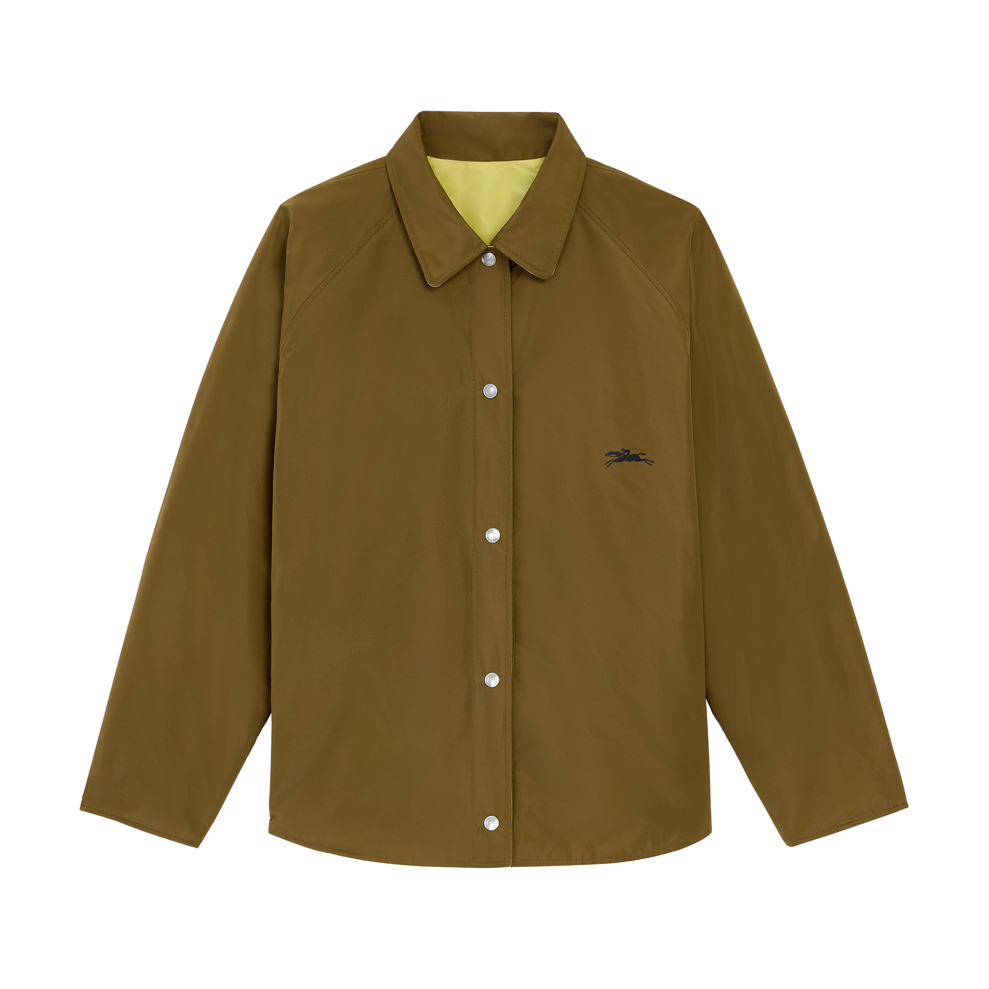 null 加衬束腰短上衣, Olive/Lime