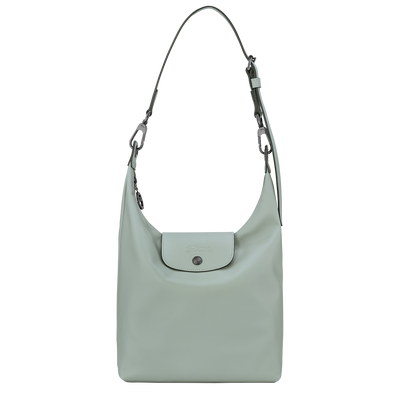 Le Pliage Xtra M 肩背包 , 马鞭草绿 - 皮革