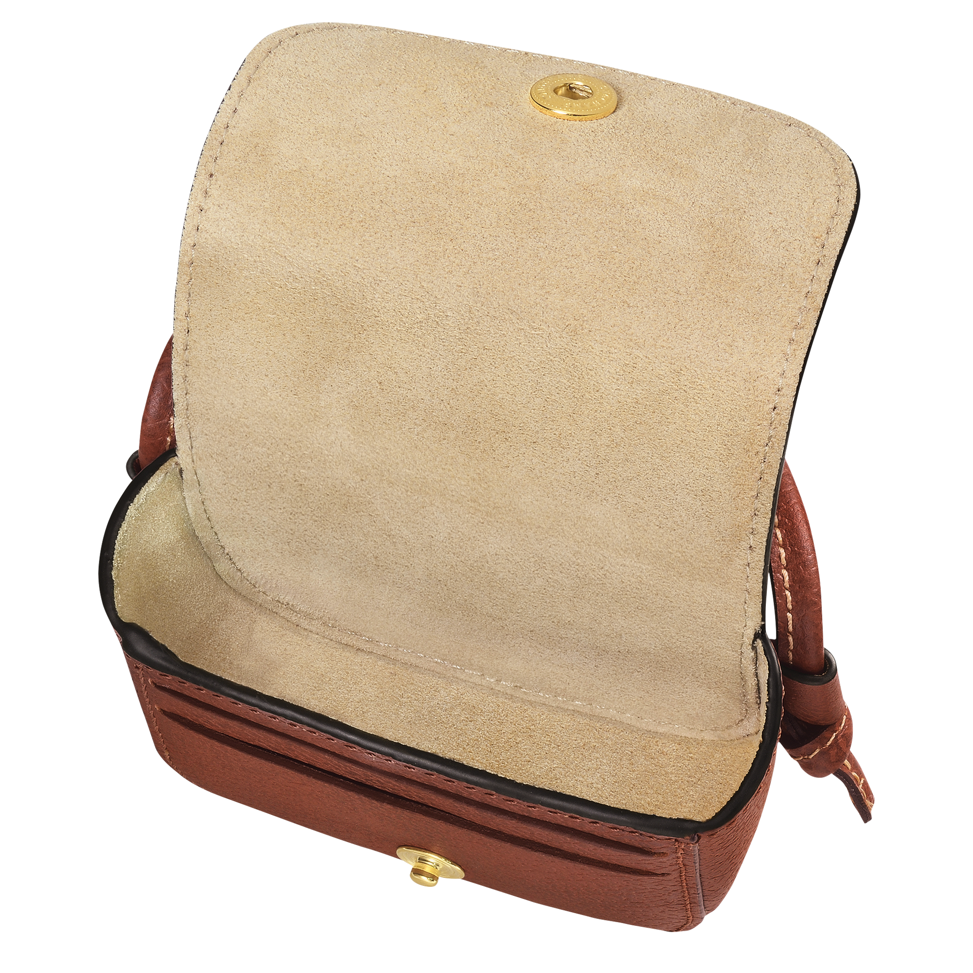 Coin purse with leather lace, Brown - View 4 of
4 - zoom in Épure Coin purse with leather lace, Brown
