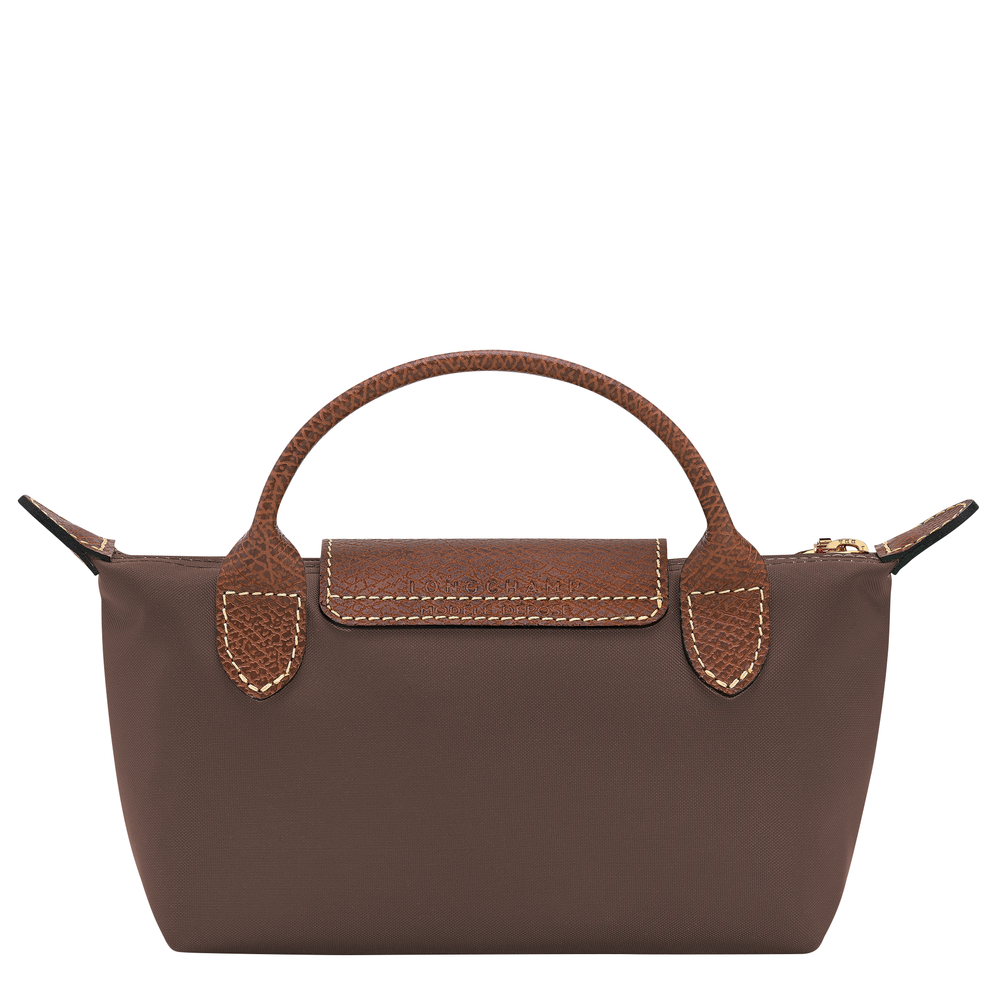 Le Pliage Original Pouch with handle, Mocha