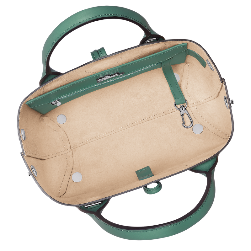 Roseau S Handbag , Sage - Leather  - View 6 of  6