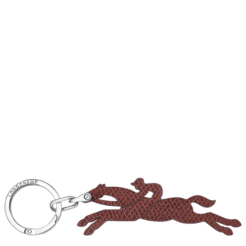 Le Pliage Original Key ring , Burgundy - Leather  - View 1 of  1