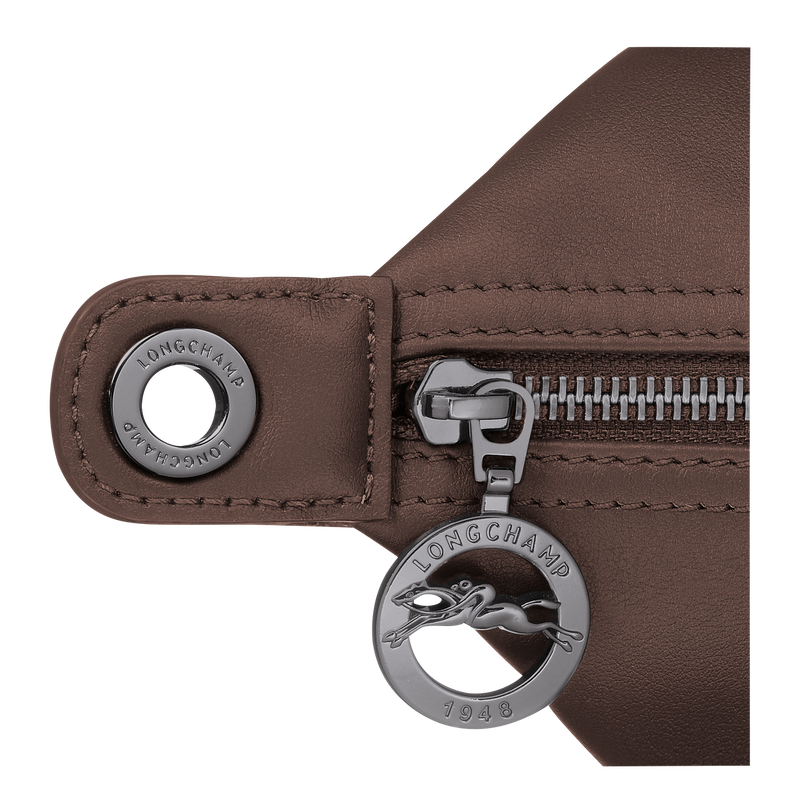 Le Pliage Xtra M Hobo bag , Mocha - Leather  - View 5 of  5