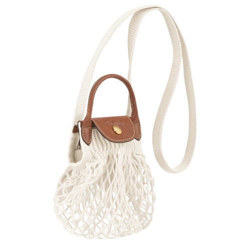 Le Pliage Filet XS 迷你斜挎包 , 亚麻色 - 帆布 - 查看 3 4
