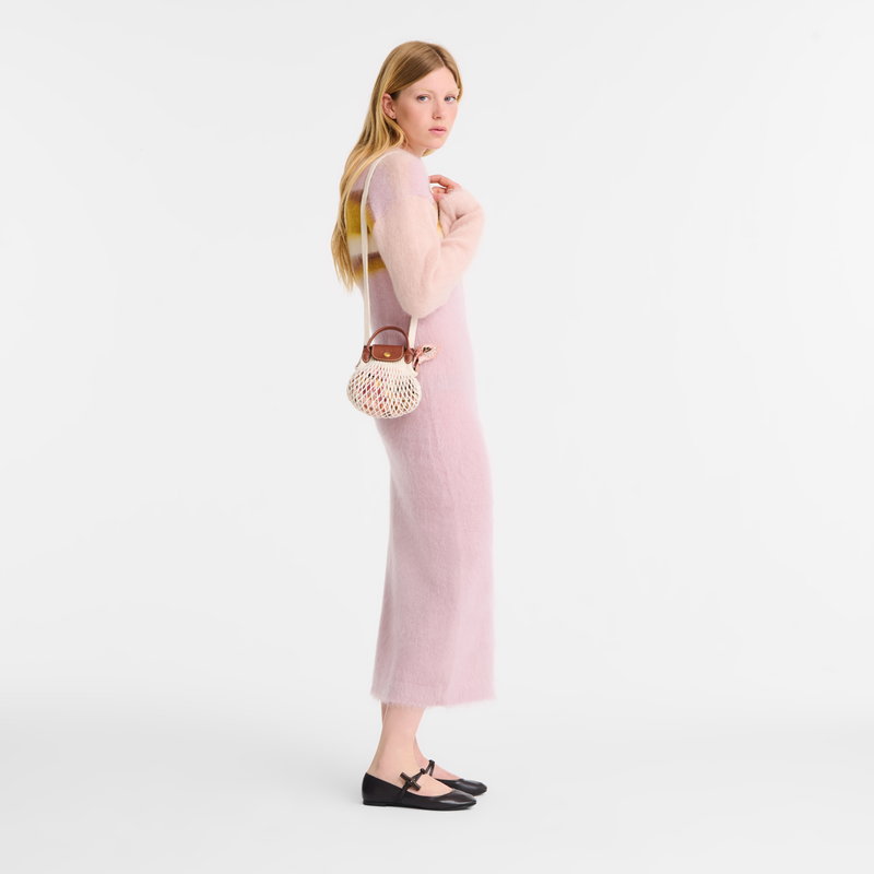 Le Pliage Filet XS 网袋 , 象牙白 - 帆布  - 查看 2 4