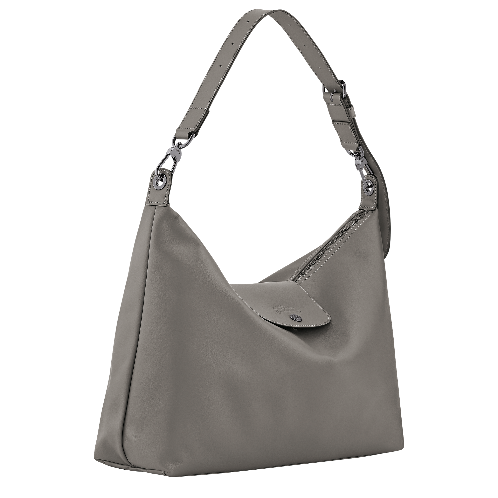 Le Pliage Xtra Hobo 袋 XL, 斑鸠灰