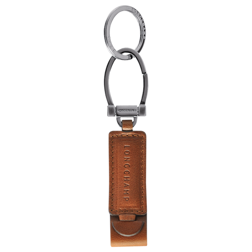Longchamp 3D 钥匙扣, 干邑色