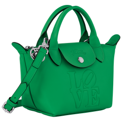 Longchamp x Robert Indiana 手提包 XS, 绿色