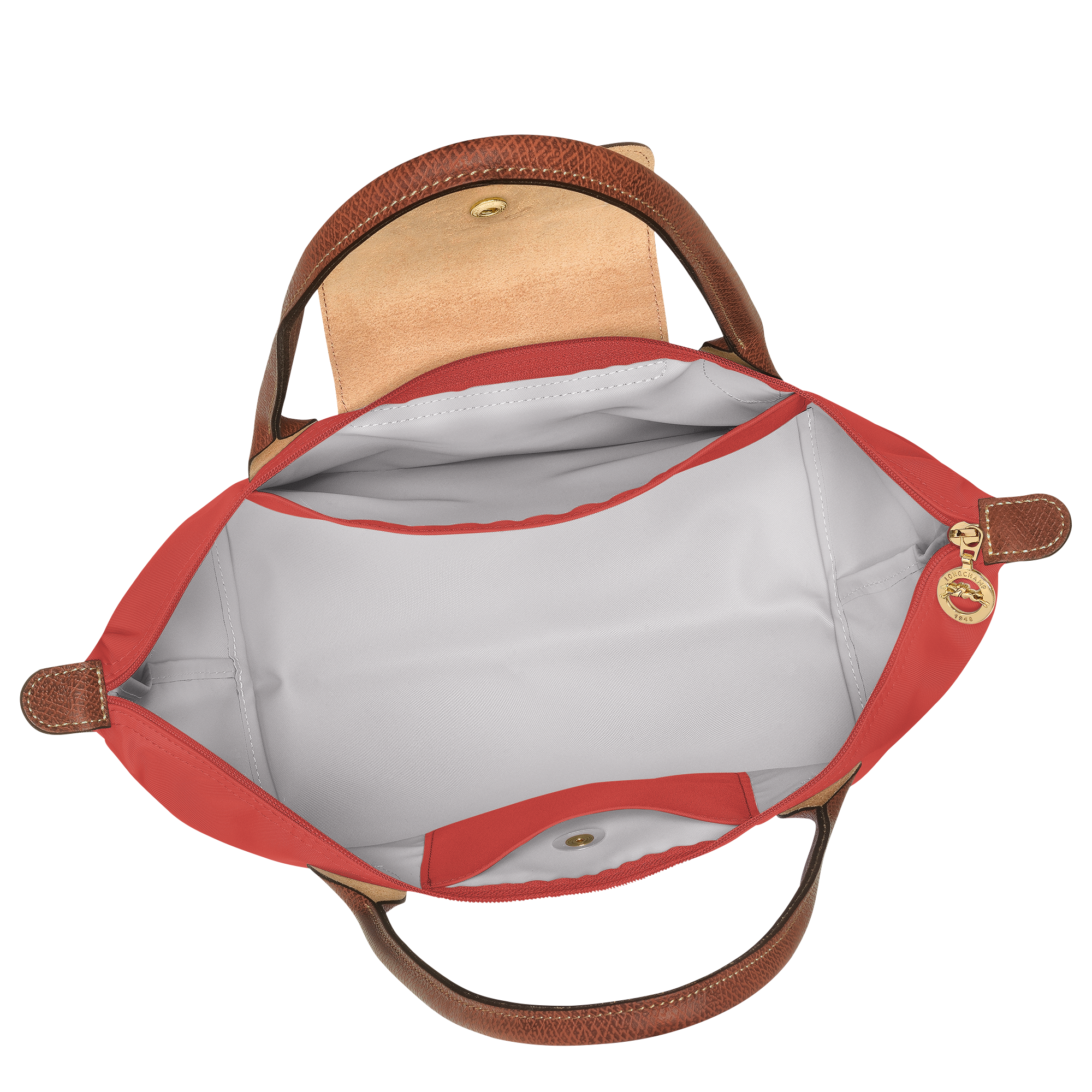 Tote bag M, Tomato - View 4 of
6 - zoom in Le Pliage Original Tote bag M, Tomato